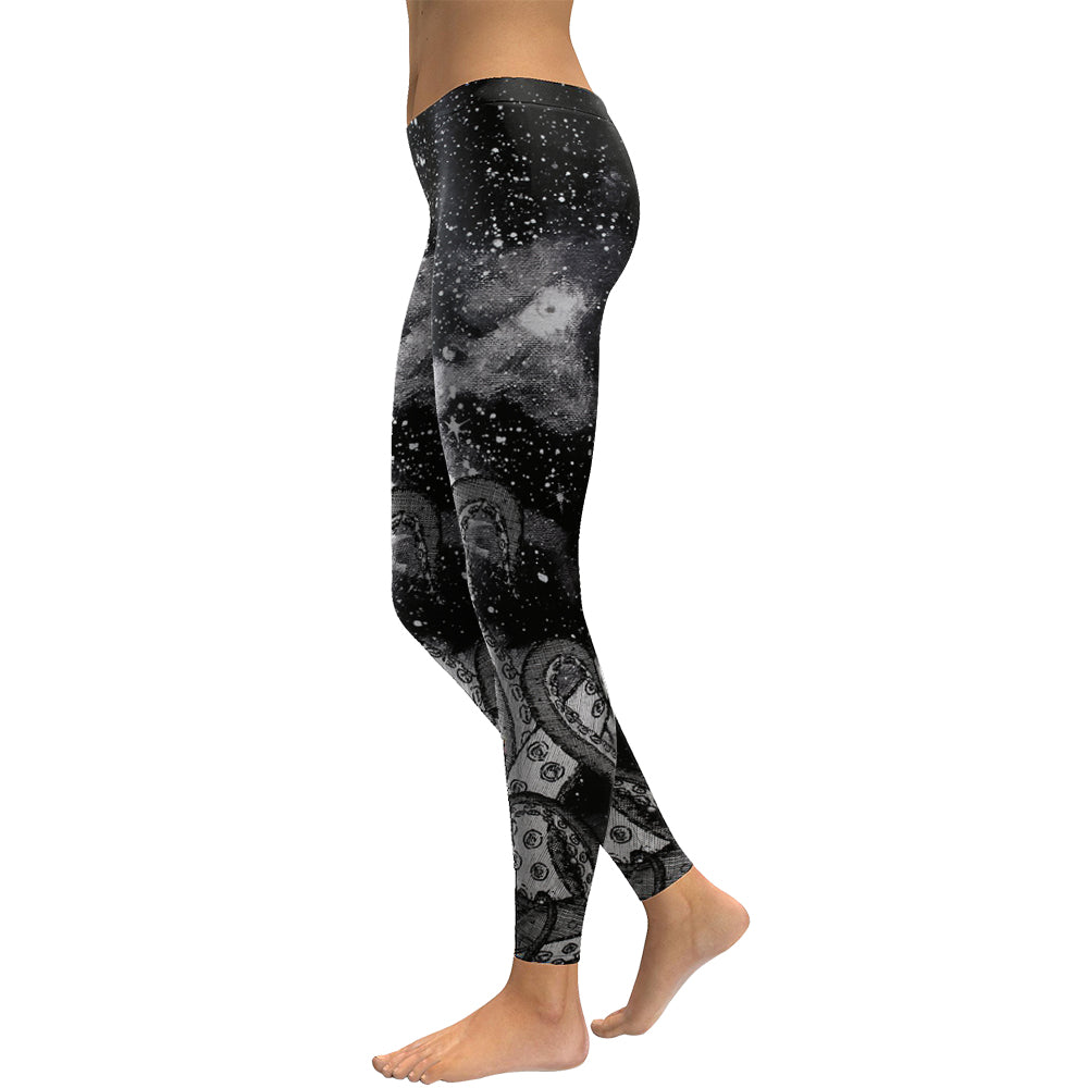 Galaxy Printed - Fitness Leggings - Love For Leggings