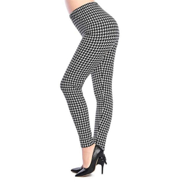 YSDNCHI 2020 Fashion Women Leggings Slim High Waist Elasticity Leggings Leopard Printing leggins Woman Pants Cotton Leggings