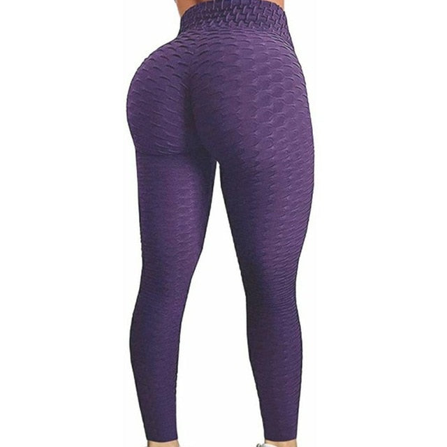 New Solid Sexy Push Up Leggings Women Fitness Clothing High Waist Pants Female Workout Breathable Skinny Black Leggings