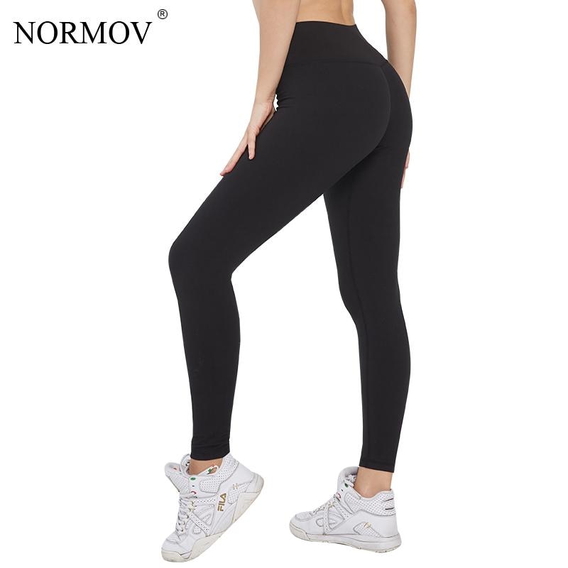 NORMOV Leggings Women Black High Waist Push Up Leggings For Women Gym Fitness Workout Sports Casual Leggins Mujer