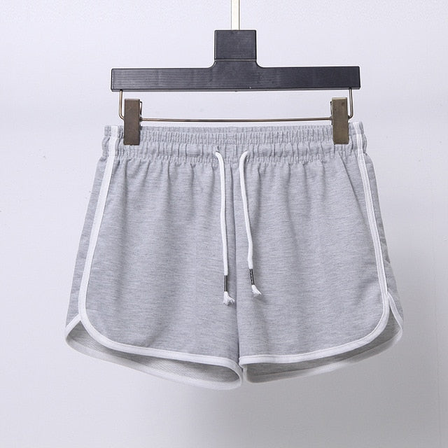 Women Shorts Summer Casual Solid Drawstring shorts high waist loose shorts for girls Soft Cool female short M-2XL