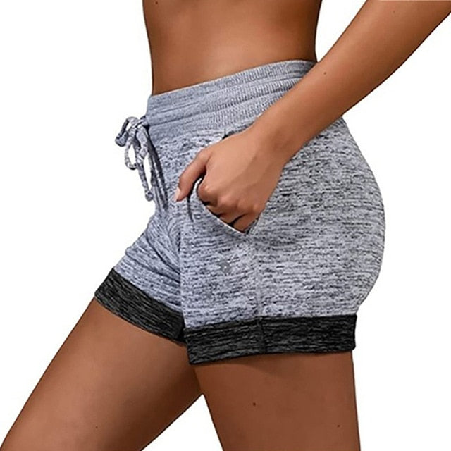 SnakeYX Women's Clothing Summer New Fashion Women's Casual Sports Quick-drying Shorts Plus Size Drawstring Loose Shorts