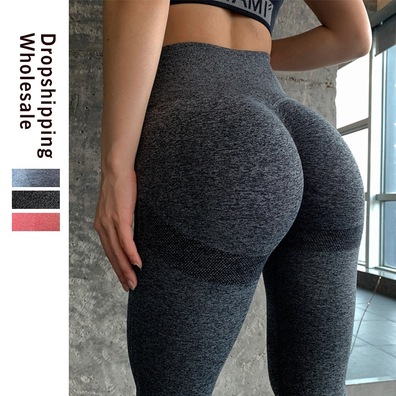 Butt Lifting Leggings High Waisted Booty Workout Pants Energy Scrunch Seamless Anti-cellulite Tights Sport Women Fitness Legging